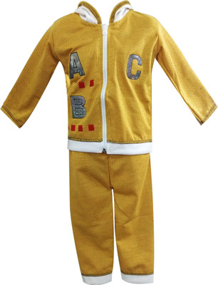

Fashionitz Boys Casual T-shirt Pant(Yellow