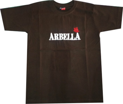 

Fashionitz Boys Printed Cotton T Shirt(Brown, Pack of 1