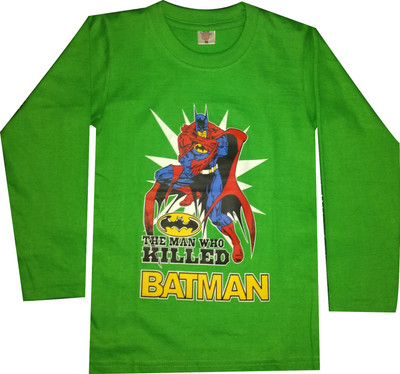 

Fashionitz Boys Printed Cotton T Shirt(Green, Pack of 1