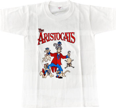 

Fashionitz Boys Printed Cotton T Shirt(White, Pack of 1