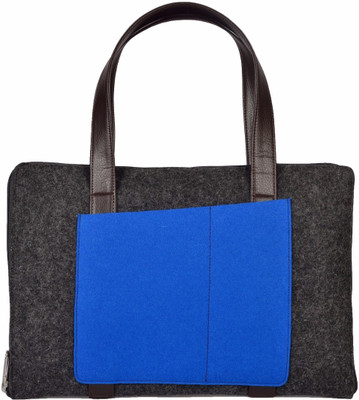 

F2O 13 inch Laptop Messenger Bag(Multicolor), Grey & blue