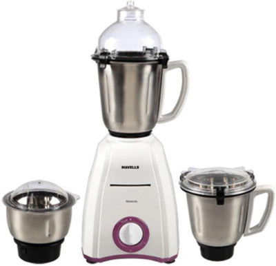 

Havells Momenta 600 W Mixer Grinder 600 W Mixer Grinder(White, 3 Jars)