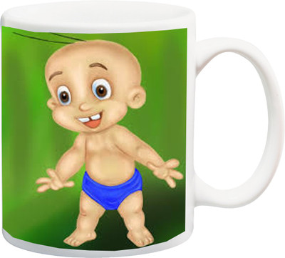 

ME&YOU Gifts For Cousin Niece Children Kids Boy Girl Sister Brother Nephew On Happy Birthday (IZ17-VK-MU-01611) Raju With Chhota Bheem Printed Ceramic Mug(325 ml), Multicolor
