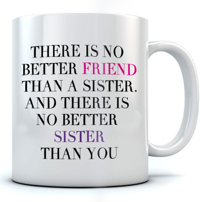 

RAMPOSH There Is No Better Ceramic Coffee/Quote/ Gift For Birthday/ Gift For Friend/ Gift For Love And Diwali Gift (1 Pc.) Random Design Ceramic Mug(350 ml), Multicolor