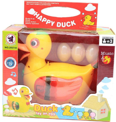 Prro Funny Egg laying duck Battery Operated RDX-17(Multicolor)