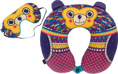 

Chumbak Bear Neck Pillow & Eye Shade(Multicolour)