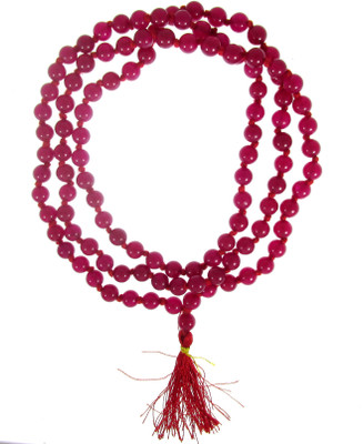 SHIVOHAM Shiv Shakti Red Hakik (Agate) Mala Agate Stone Chain