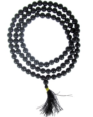 SHIVOHAM Sani Dosh Nivaran Black (Agate) Hakik Mala Agate Stone Necklace