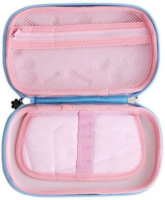 

Must Visit pencil box cosmetic item image Art EVA Pencil Box(Set of 1, Pink)