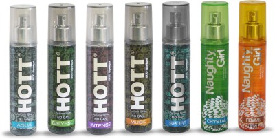 

Hott AQUA CALYPSO INSTANSE MUSK SPORT and Naughty Girl CRYSTAL FEMME-60ML Eau de Parfum - 60 ml(For Men & Women)