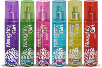 

Naughty Girl TOUCH CRYSTAL CHARM ECHO SUMMER And FASHION Perfume Combo For Women Pack of 6 Eau de Parfum - 60 ml(For Women)