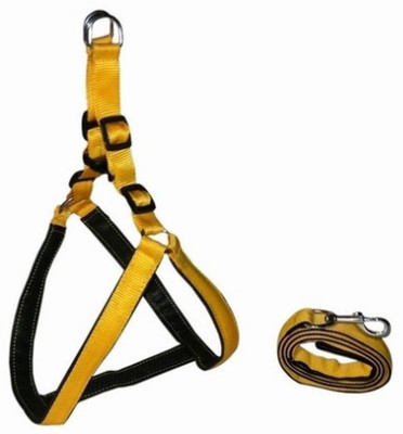 

Skora  Breed 1 inch Yellow Dog Harness & Leash (, Yellow) Dog Harness & Leash(, Yellow