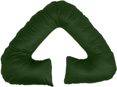 

Comfort Pillow Solid Pregnancy Pillow Pack of 1(Dark Green)
