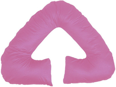 Comfort Pillow Solid Pregnancy Pillow Pack of 1(Light Pink)