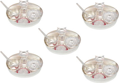 

GoldGiftIdeas 5PS Plus Pack of 5 Silver Plated(5 Pieces, Silver)