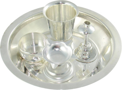 

GoldGiftIdeas 6 Inch Plus Tarbhana Silver Plated(Silver)