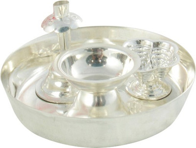 

GoldGiftIdeas 4PS Plus Silver Plated(4 Pieces, Silver)