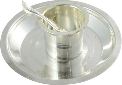 

GoldGiftIdeas 8 Inch Tarbhana Silver Plated(Silver)