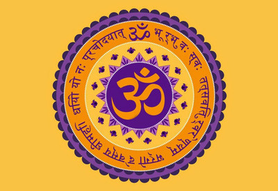 

Gayatri mantra wallpaper poster on LARGE PRINT 36X24 INCHES Photographic Paper(24 inch X 36 inch, Rolled)