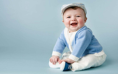

Cute Baby In Stylish Cap on LARGE PRINT 36X24 INCHES Photographic Paper(24 inch X 36 inch, Rolled)