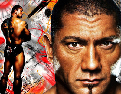 

WWE Batista Face poster on LARGE PRINT 36X24 INCHES Photographic Paper(36 inch X 24 inch, Rolled)