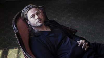 

brad pitt actor chair bristles on LARGE PRINT 36X24 INCHES Photographic Paper(24 inch X 36 inch, Rolled)