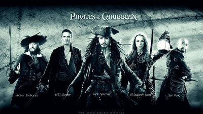 

Movie Pirates Of The Caribbean Pirate Print Poster on LARGE PRINT 36X24 INCHES Photographic Paper(24 inch X 36 inch, Rolled)