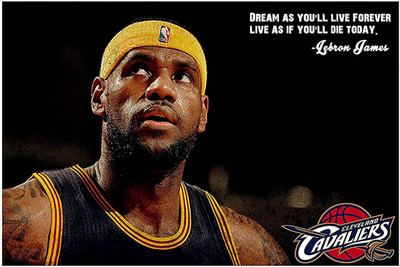 

Lebron james quotes ON LARGE PRINT 36X24 INCHES Photographic Paper(36 inch X 24 inch, Rolled)
