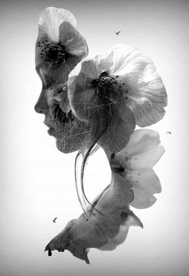 

Digital Painting gorgeious girl with flower Poster Wallpaper on LARGE PRINT 36X24 INCHES Photographic Paper(36 inch X 24 inch, Rolled)