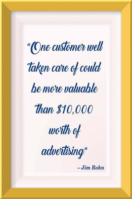 

QUOTE Valuable Customer poster on LARGE PRINT 36X24 INCHES Photographic Paper(36 inch X 24 inch, Rolled)