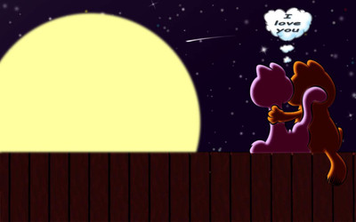 

Garfield Cat Love Artistic on LARGE PRINT 36X24 INCHES Photographic Paper(24 inch X 36 inch, Rolled)