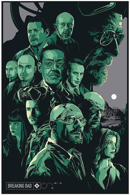 

Breaking Bad Poster on fine art paper 13x19 Fine Art Print(19 inch X 13 inch, Rolled)