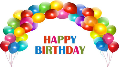 

Happy Birthday in Ballon HD Photo poster on LARGE PRINT 36X24 INCHES Photographic Paper(24 inch X 36 inch, Rolled)