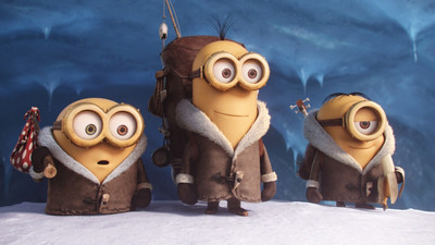 

minions 2015 cartoon poster on LARGE PRINT 36X24 INCHES Photographic Paper(36 inch X 24 inch, Rolled)