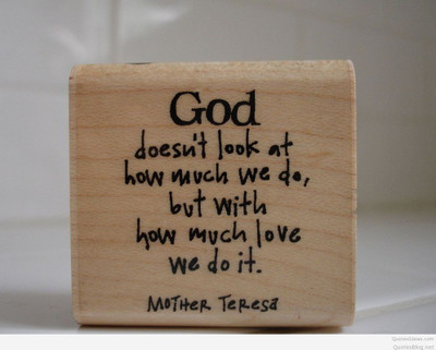 

Mother Teresa Beautiful quote poster on fine art paper 13x19 Fine Art Print(19 inch X 13 inch, Rolled)