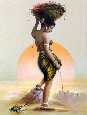 

Indian Paintings ON LARGE PRINT 36X24 INCHES Photographic Paper(36 inch X 24 inch, Rolled)