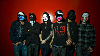 

hollywood undead band members masks wall on LARGE PRINT 36X24 INCHES Photographic Paper(36 inch X 24 inch, Rolled)