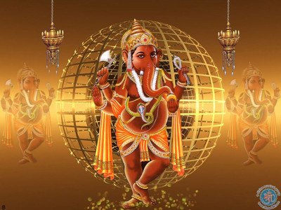 

ganesh ji wallpaper on fine art paper 13x19 Fine Art Print(19 inch X 13 inch, Rolled)