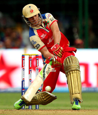 

IPL AB Develyers Royal Challengers on fine art paper 13x19 Fine Art Print(19 inch X 13 inch, Rolled)