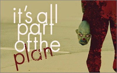 

Joker's Plan Poster Paper Print on LARGE PRINT 36X24 INCHES Photographic Paper(24 inch X 36 inch, Rolled)