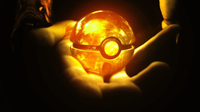 

Pokeball Orange poster on fine art paper 13x19 Paper Print(19 inch X 13 inch, Rolled)