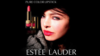 

estee lauder girl lipstick poster on LARGE PRINT 36X24 INCHES Photographic Paper(24 inch X 36 inch, Rolled)