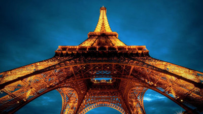 

Eiffel Tower in Paris France Wonders of The World Wallpaper poster on LARGE PRINT 36X24 INCHES Photographic Paper(24 inch X 36 inch, Rolled)
