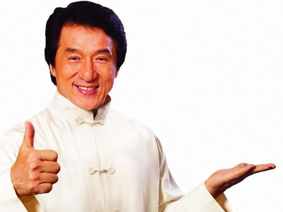 

jackie chan actor white suit smile on LARGE PRINT 36X24 INCHES Photographic Paper(36 inch X 24 inch, Rolled)