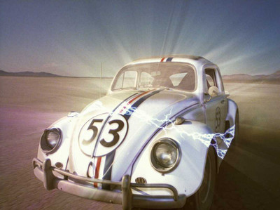 

Herbie The Love Bug Herbie Fine Art Pa... on LARGE PRINT 36X24 INCHES Photographic Paper(36 inch X 24 inch, Rolled)