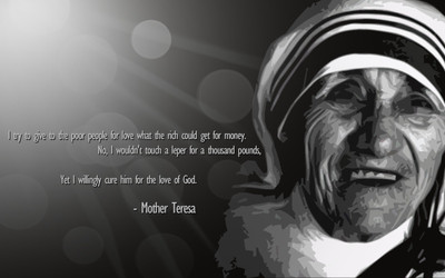

Mother Teresa Beautiful poster6 on fine art paper 13x19 Fine Art Print(19 inch X 13 inch, Rolled)