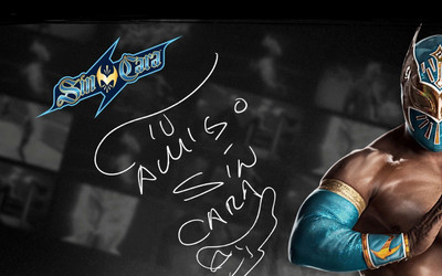 

Rey Mysterio in Sky Color Mask poster on LARGE PRINT 36X24 INCHES Photographic Paper(24 inch X 36 inch, Rolled)