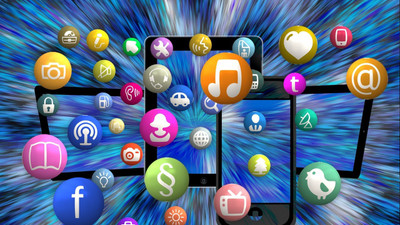 

social networking media logos poster on fine art paper 13x19 Paper Print(19 inch X 13 inch, Rolled)
