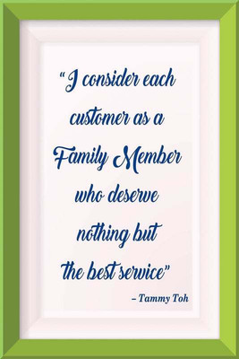 

QUOTE Customer as a Family Member poster on LARGE PRINT 36X24 INCHES Photographic Paper(36 inch X 24 inch, Rolled)