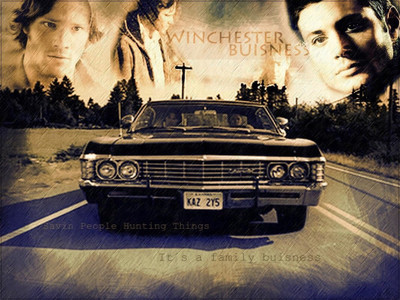 

TV Show Supernatural HD Wall Poster on LARGE PRINT 36X24 INCHES Photographic Paper(36 inch X 24 inch, Rolled)